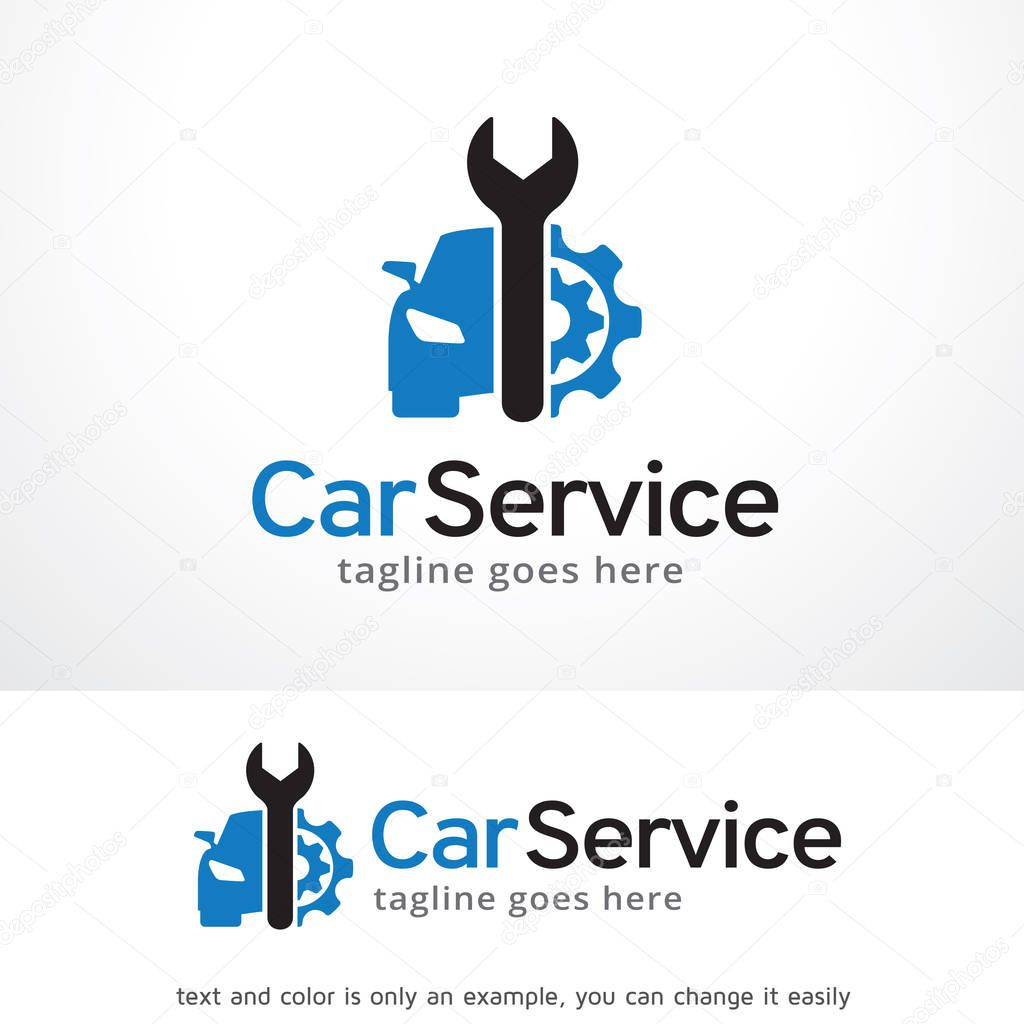 Car Service Logo Template Design Vector, Emblem, Design Concept, Creative Symbol, Icon