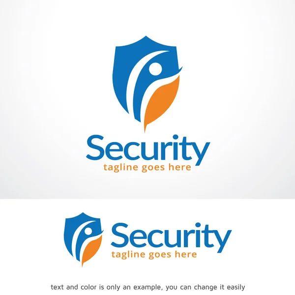 Diseño de la plantilla de logotipo de seguridad Vector, emblema, concepto de diseño, símbolo creativo, icono — Vector de stock