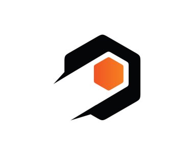 Soyut noktası Logo şablonu tasarım vektör, amblem, tasarım konsepti, yaratıcı sembolü, simgesi