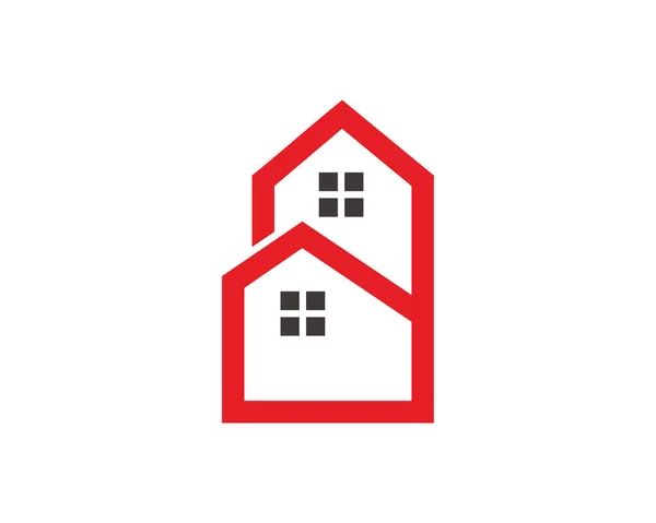 Huis Logo Template Design Vector, embleem, Design Concept, creatieve symbool, pictogram — Stockvector