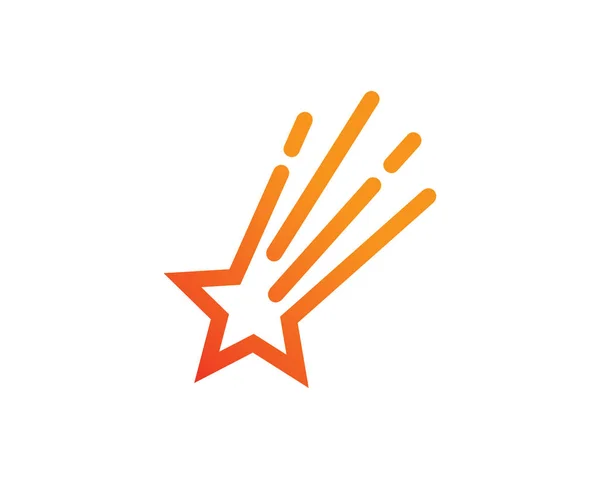 Star Glide Logo Template Design Vector, emblema, concepto de diseño, símbolo creativo, icono — Vector de stock
