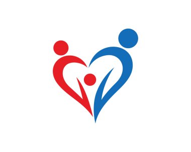 Aile Logosu Tasarım Vektörü, Amblem, Tasarım Konsepti, Yaratıcı Sembol, Simge