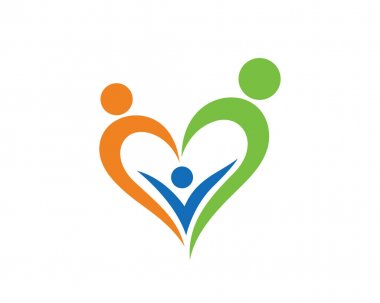 Aile Logosu Tasarım Vektörü, Amblem, Tasarım Konsepti, Yaratıcı Sembol, Simge