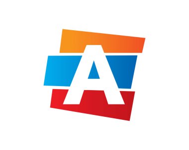 Bir Logo şablonu tasarım vektör, amblem, tasarım konsepti, yaratıcı sembolü, simge mektup