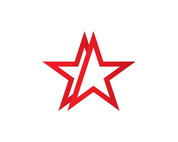 Diseño de Plantilla de Logo Doble Estrella Vector, Emblema, Concepto de Diseño, Símbolo Creativo, Icono — Vector de stock