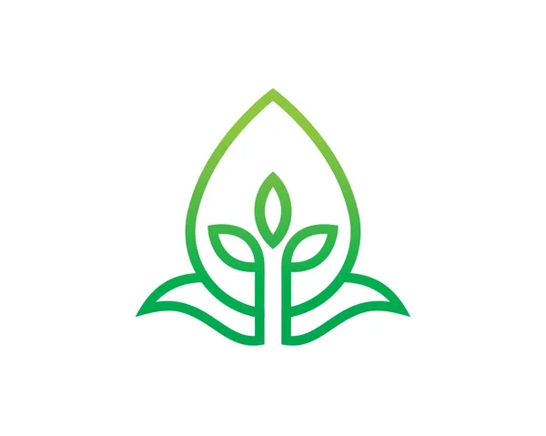 Diseño de Plantilla de Logo de Jardín Vector, Emblema, Concepto de Diseño, Símbolo Creativo, Icono — Vector de stock