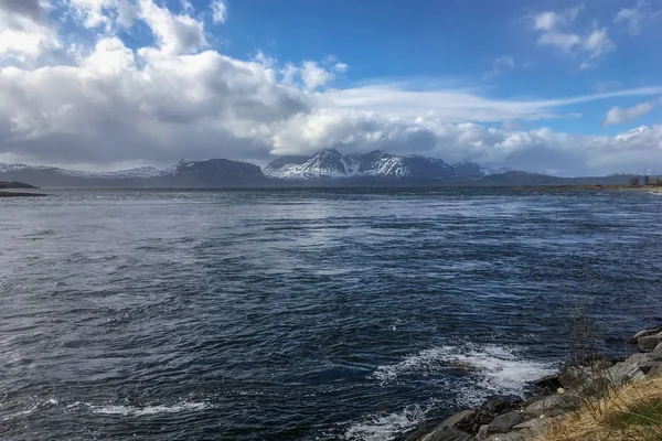 Koude Noordzee in Noorwegen — Stockfoto