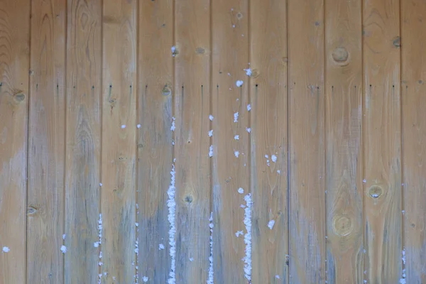 Oude houttextuur met sneeuw — Stockfoto