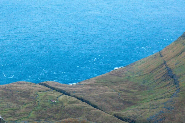 Belas vistas das Ilhas Faroé a partir de um voo de aves — Fotografia de Stock