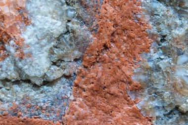 Taş dokusu ve arka plan. Kaya mineralinin eşsiz dokusu