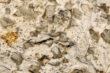 Taş dokusu ve arka plan. Kaya mineralinin eşsiz dokusu