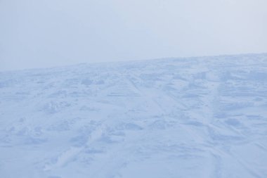 Kopyalama alanı olan kar dokusu arkaplanı 