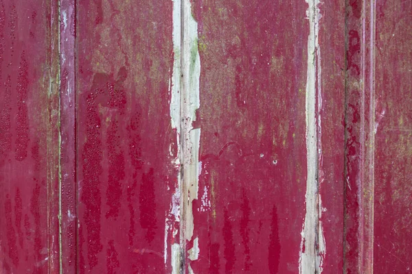 Régi fa textúrája. Piros-fehér régi festék háttér — Stock Fotó