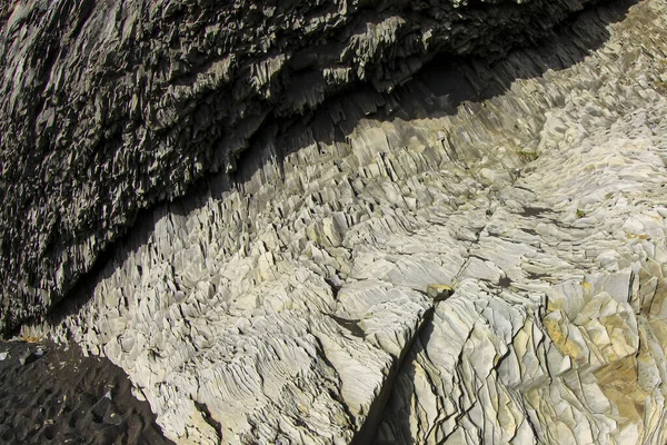 Formación de columnas de basalto en Islandia. Contexto —  Fotos de Stock