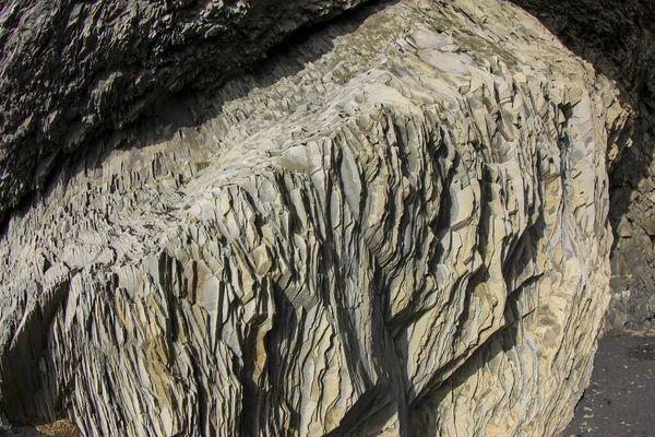 Formación de columnas de basalto en Islandia. Contexto —  Fotos de Stock