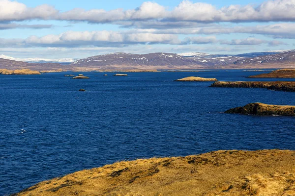 Det stora havet. Vacker natur på Island — Stockfoto