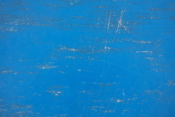 A textúra a régi fa deszkák festett kék festék. — Stock Fotó