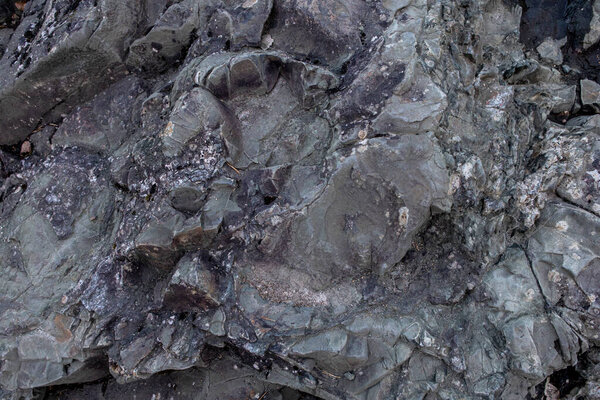 основная текстура камня и фон. Карьер, заросший мхом
