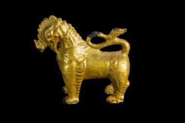 Aslan antik heykel - Altın Aslan heykeli Tay tarzı