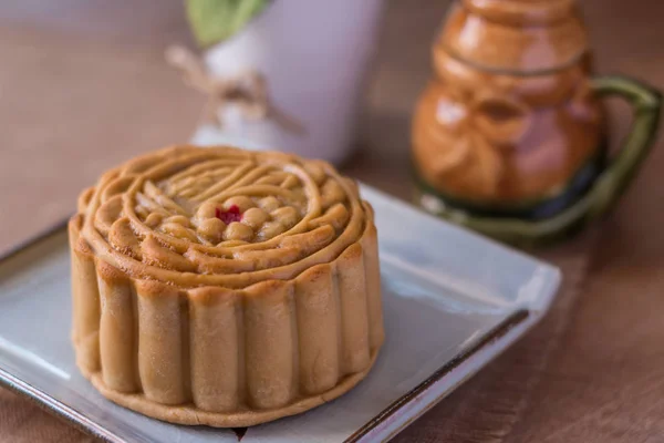 문 케이크 중국어 중순가 축제 달 케이크 — 스톡 사진