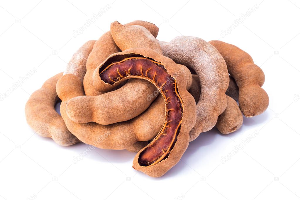 Tamarind with isolated