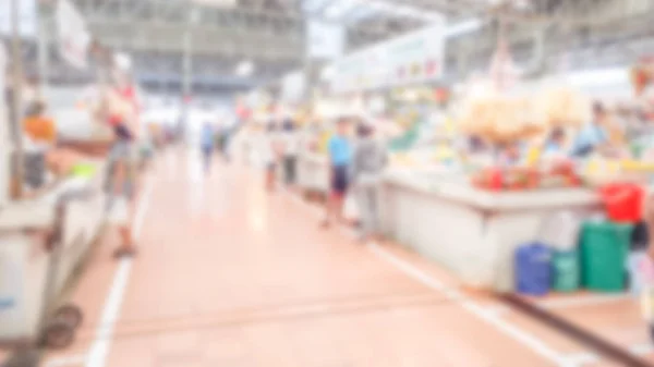 Abstract blurred supermarket — Stock Photo, Image