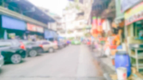 Abstract blur market
