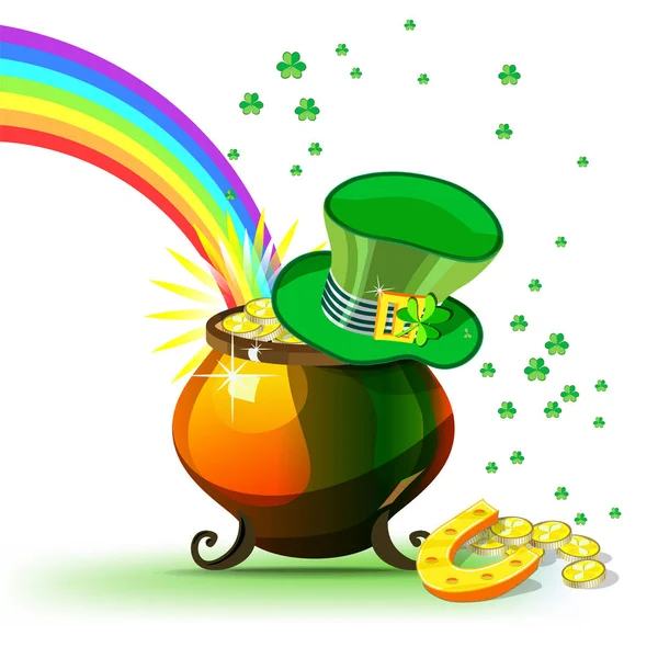 Saint Patrick vacances de printemps irlandais — Image vectorielle