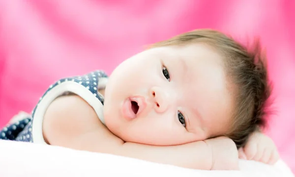 Portrait of adorable baby girl — Stock Photo, Image