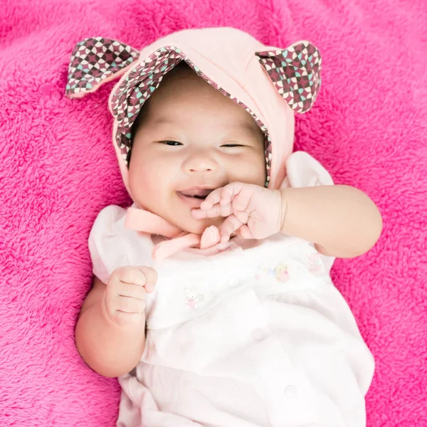 Portrait of adorable baby girl — Stock Photo, Image