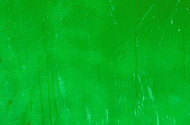 Vintage çimento duvar arka plan ile çatlak ve delikler birçok kat boya ile