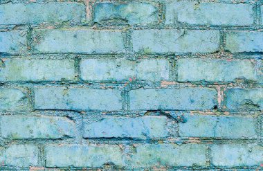 Mavi tuğla duvar dokusu