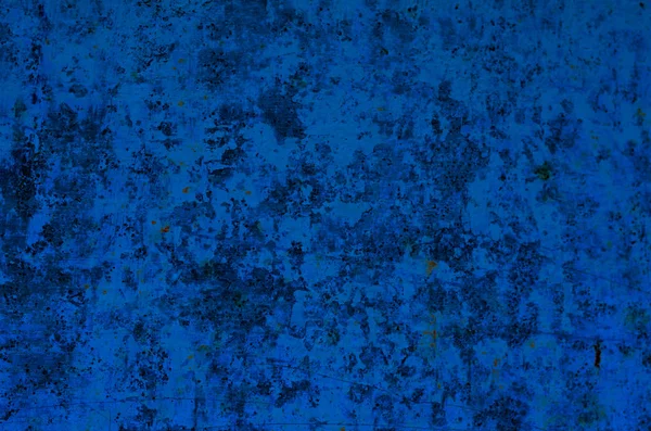 Derin mavi sıva arka plan kaplamalı ve boyalı dış, kaba dökme çimento ve beton duvar doku, dekoratif kaplama — Stok fotoğraf