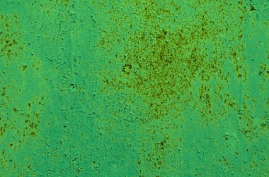 Doku Vintage mavi demir duvar arka plan birçok kat boya ile boyanmış