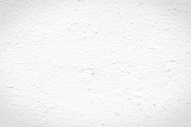 Arka plan beyaz sıva kaplamalı ve boyalı dış, kaba dökme çimento ve beton duvar doku, dekoratif rustik kaplama