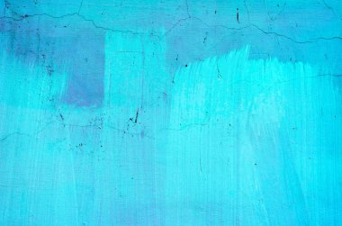 Çatlak ve delikler ile çimento gri duvar dokusu 