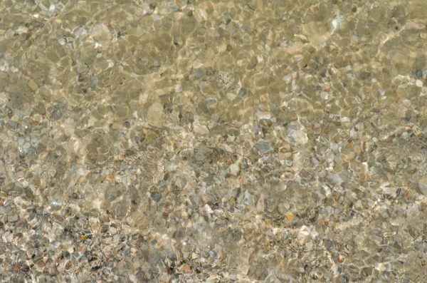 Ondas Água Cristalina Mar Cintilantes Sol Meio Dia Água Ondulada — Fotografia de Stock
