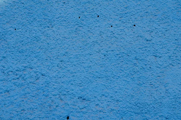 Hintergrund Einer Tiefblauen Stuckschicht Beschichtet Und Bemalt Außen Grob Gegossen — Stockfoto