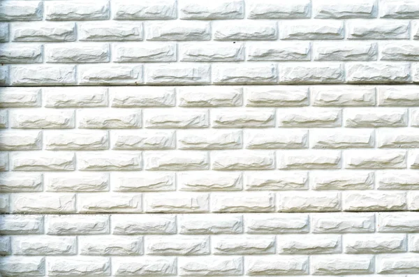 Textura de la superficie de la pared de ladrillo blanco con cemento y costuras de hormigón —  Fotos de Stock