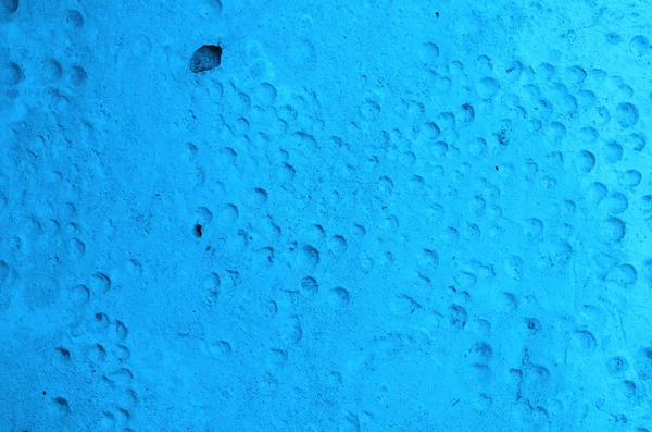 Çatlak Delikler Ile Çimento Gri Duvar Dokusu — Stok fotoğraf