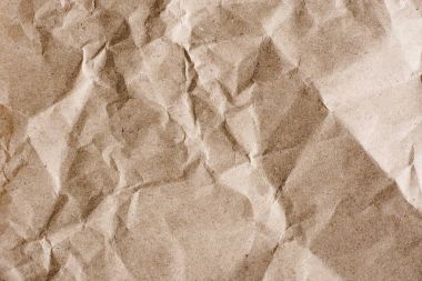 Dokulu kahverengi craft kağıt yakın çekim arka plan kopya alanı