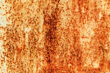 Vintage paslı beyaz demir duvar arka plan doku birçok kat boya ile