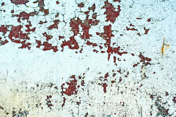 Textuur van vintage roestig grijze ijzeren muur achtergrond met veel leggen — Stockfoto