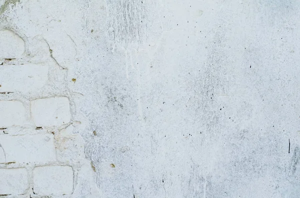 Textura de pared de ladrillo pintado blanco para fondo — Foto de Stock