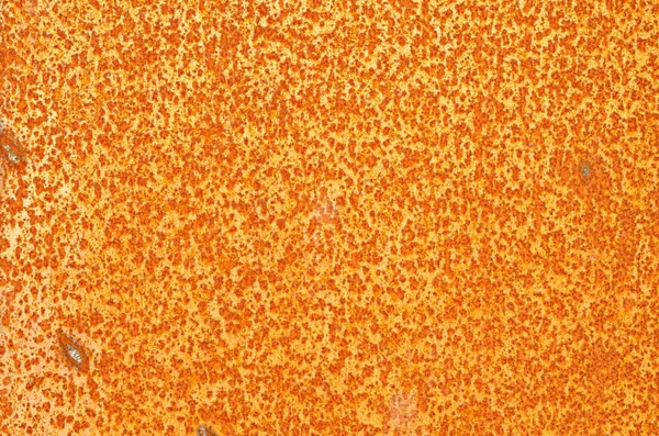 Background of a rusty old iron metal sheet, orange and brown col — Stock Photo, Image