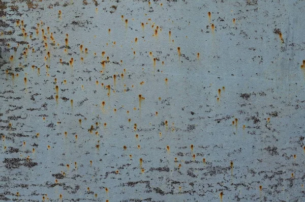 Текстура Вінтажного Пофарбованого Залізної Стіни Багатьма Шарами Фарби — стокове фото
