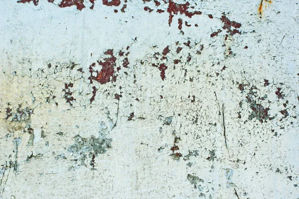 Textura de fondo de pared de hierro gris oxidado vintage con muchas capas de pintura y óxido — Foto de Stock