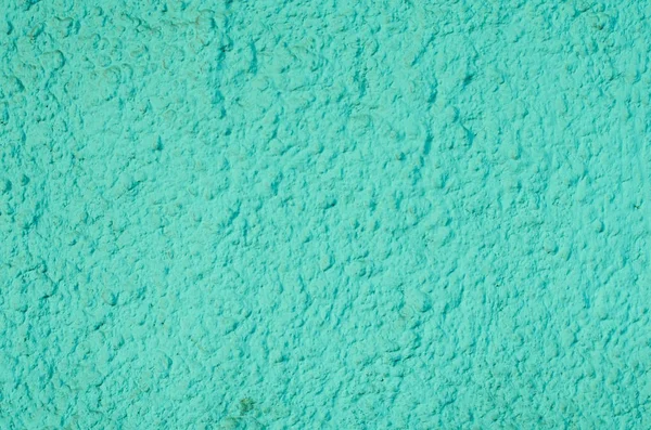 Hintergrund Einer Türkisblauen Stuckschicht Die Außen Beschichtet Und Bemalt Ist — Stockfoto