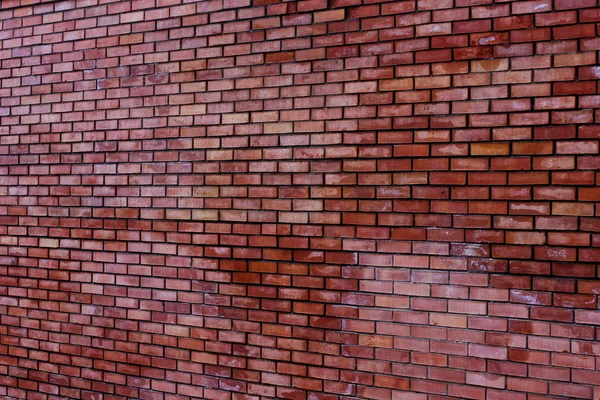 빈티지 오래 된 벽돌 벽 텍스처, 그런 지 스타일 배경과 관점을 감소의 배경 — 스톡 사진