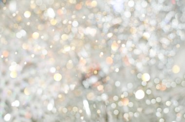 Noel ve yılbaşı ışıkları bokeh arka plan